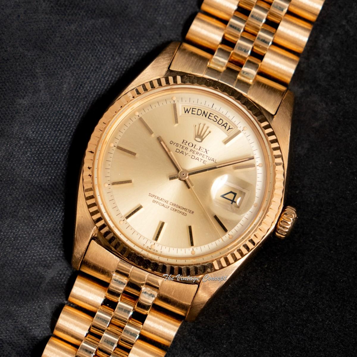 Rolex Day-Date 18K Yellow Gold Gold Dial 1803 w/ Jubilee Bracelet (SOLD)