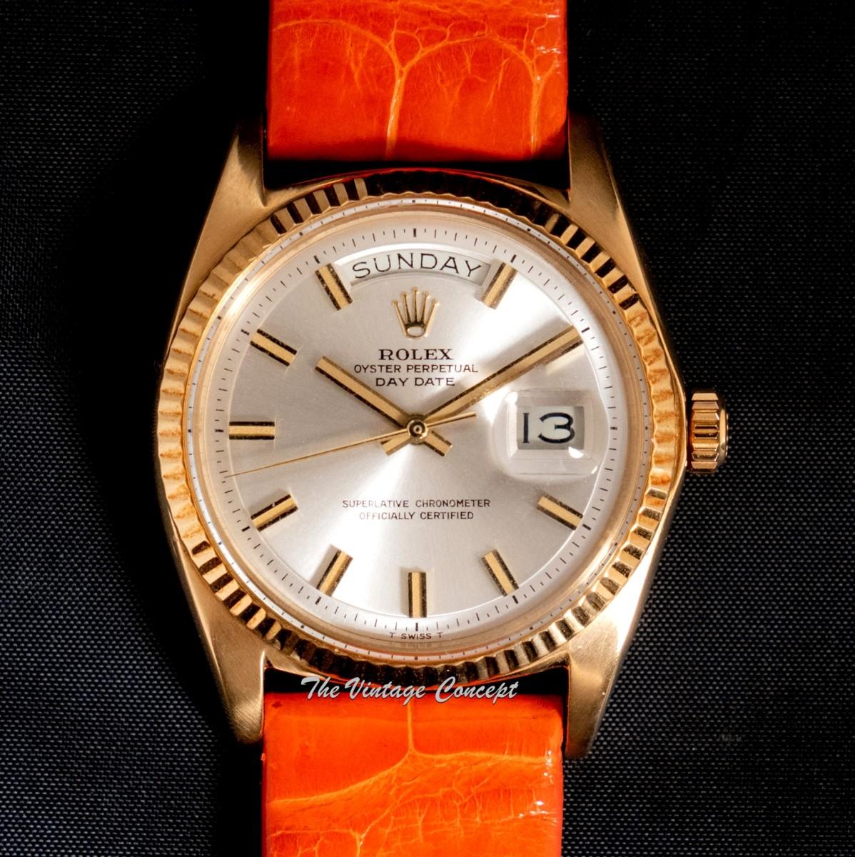 Rolex Day-Date 18K Yellow Gold Wideboy Dial 1803