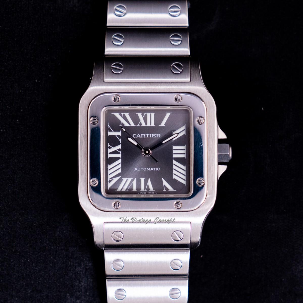 Cartier Santos Galbée 2319 Grey Dial Limited Edition Automatic w/ Service Paper  (SOLD)