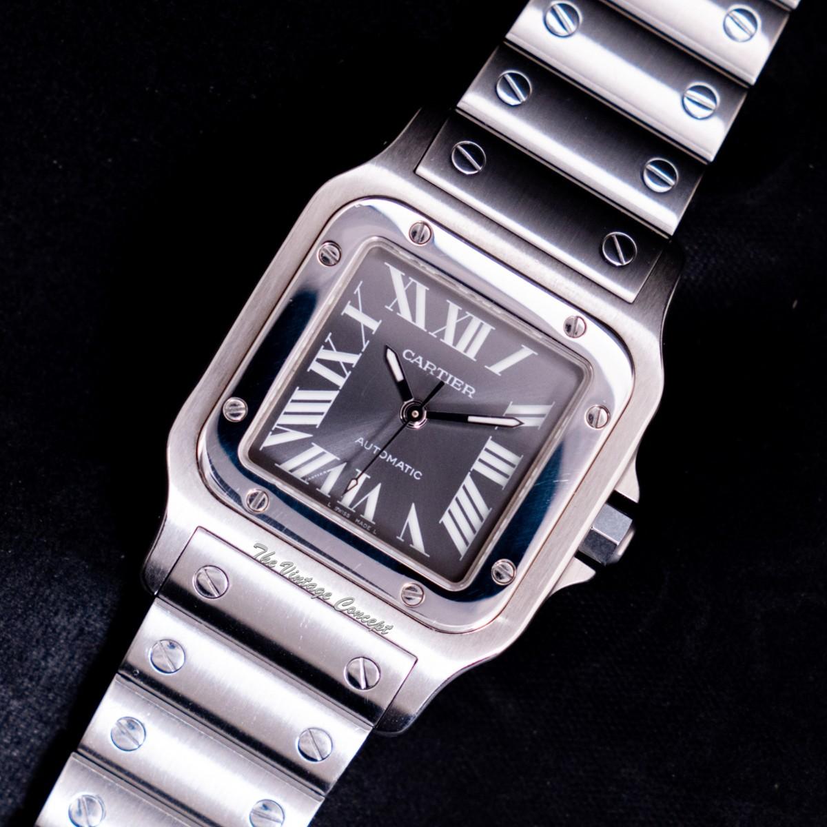 Cartier Santos Galbée 2319 Grey Dial Limited Edition Automatic w/ Service Paper  (SOLD)