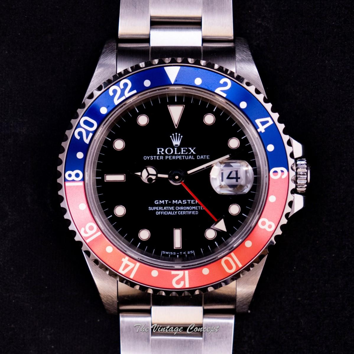 Rolex Steel GMT-Master Pepsi Creamy 16700 (SOLD)