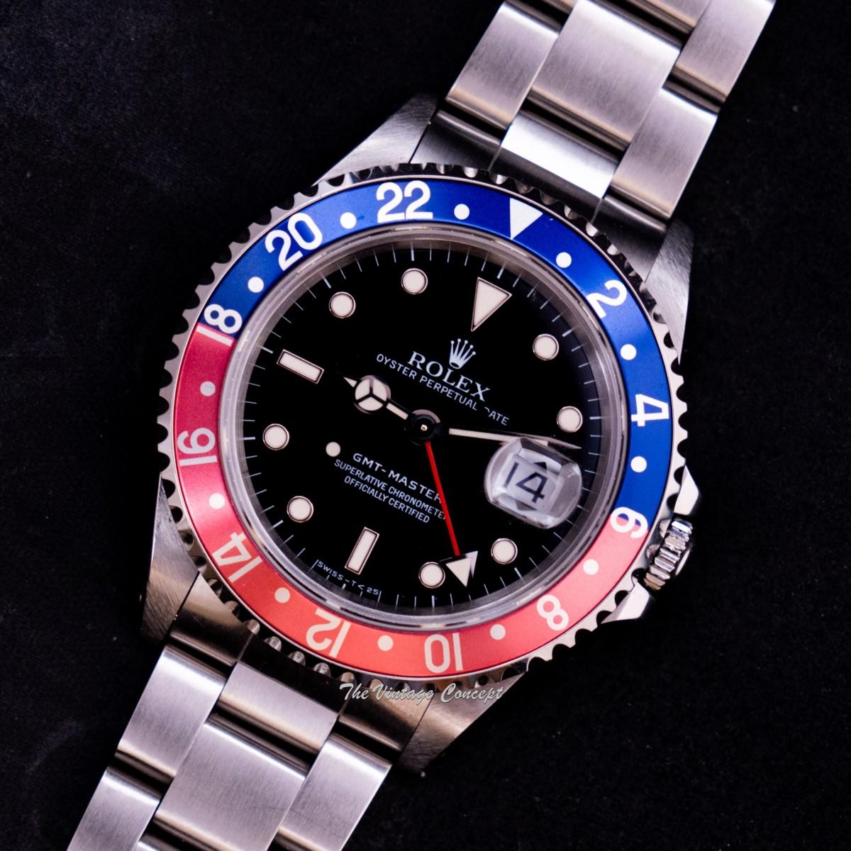 Rolex Steel GMT-Master Pepsi Creamy 16700 (SOLD)