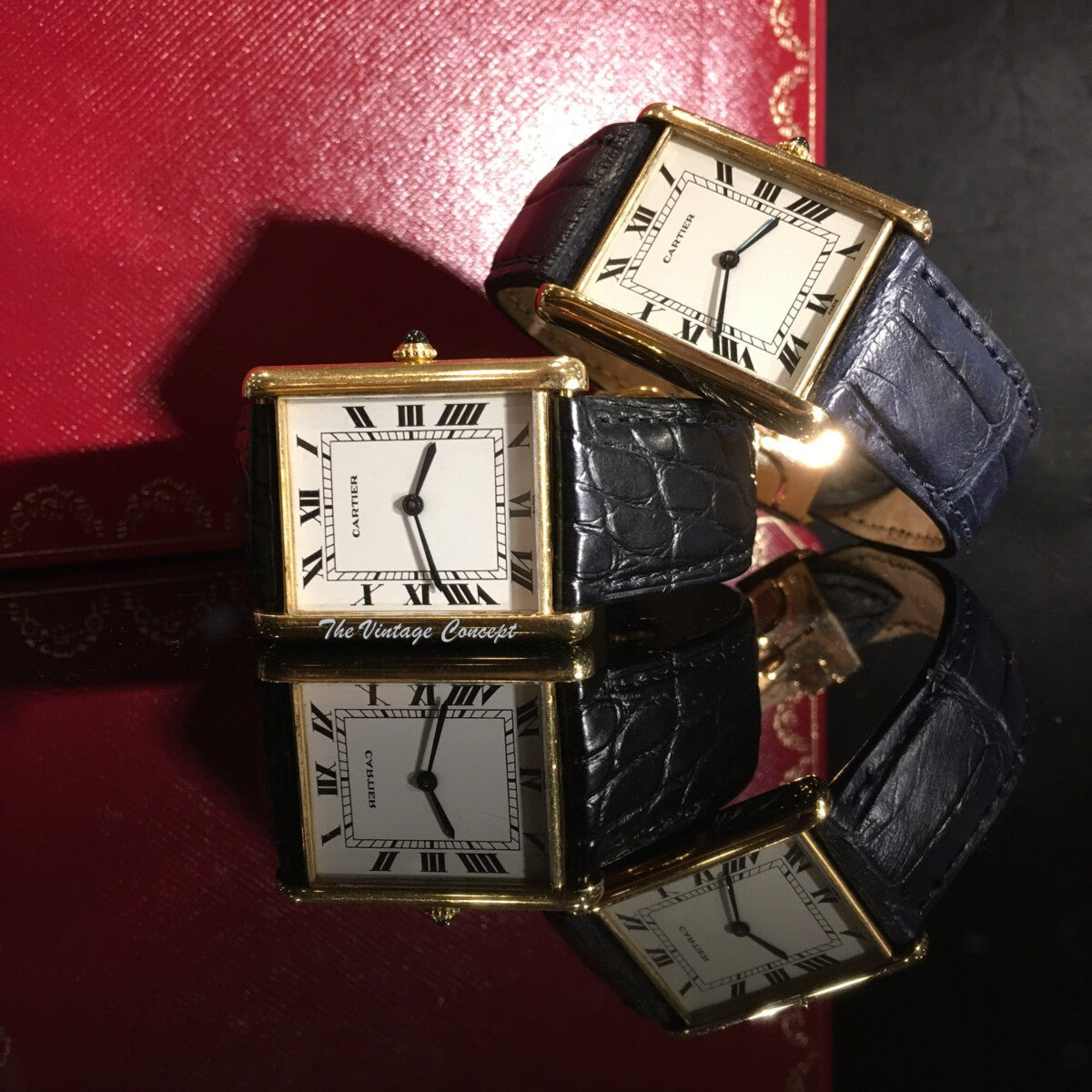 Vintage Cartier 18K YG Jumbo Tank Paris Dial (SOLD)