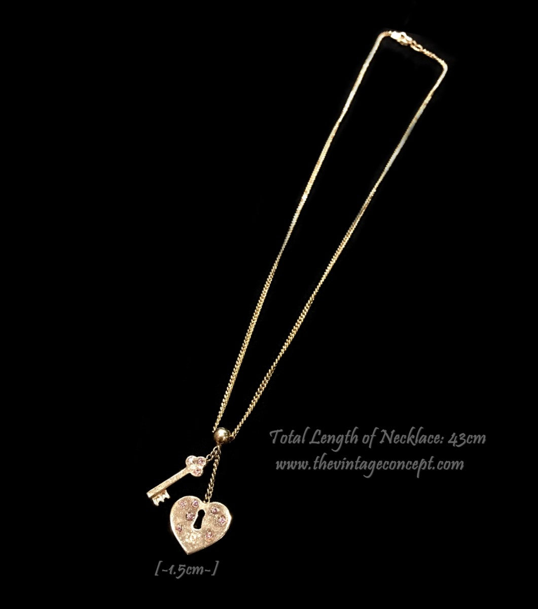 Chanel Key & Heart Necklace 02P (SOLD)