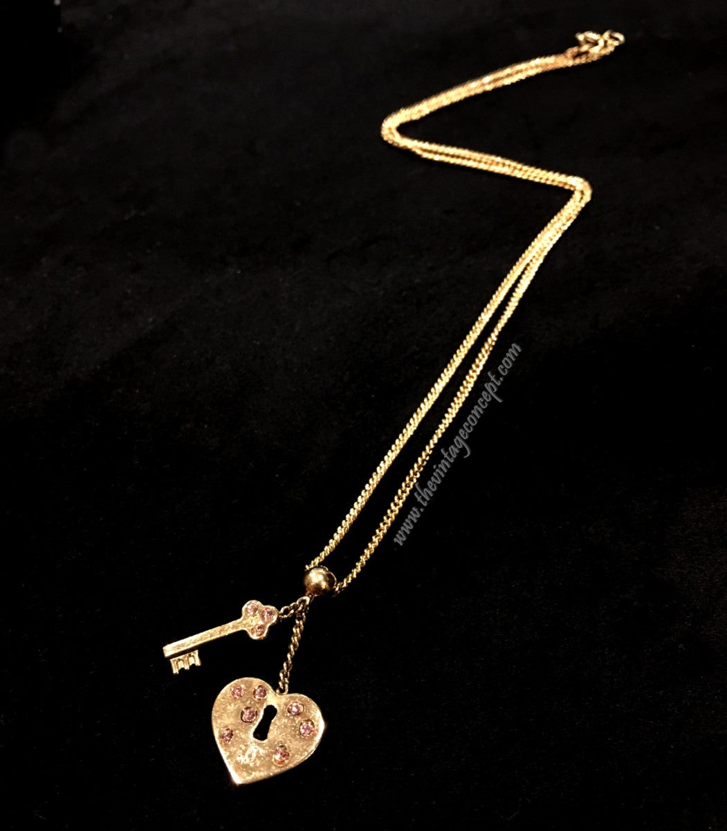 Chanel Key & Heart Necklace 02P (SOLD)