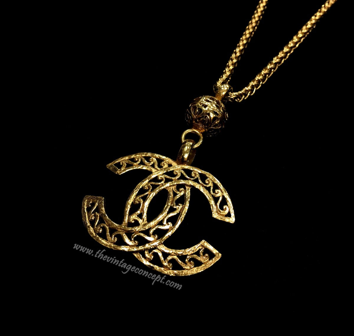 Chanel Big Logo Long Necklace (SOLD)