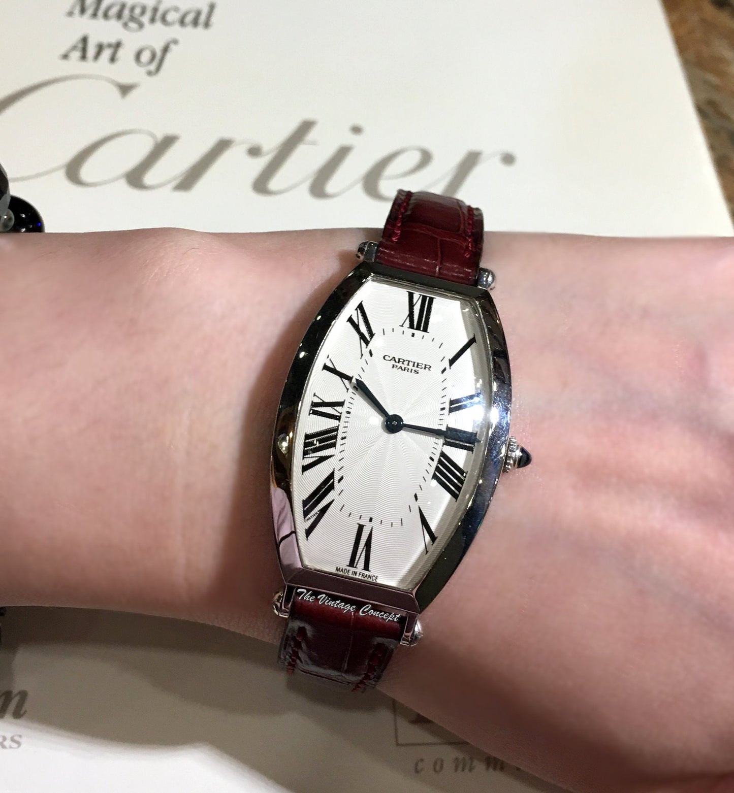 Cartier Tonneau Platinum 2435B  (SOLD)