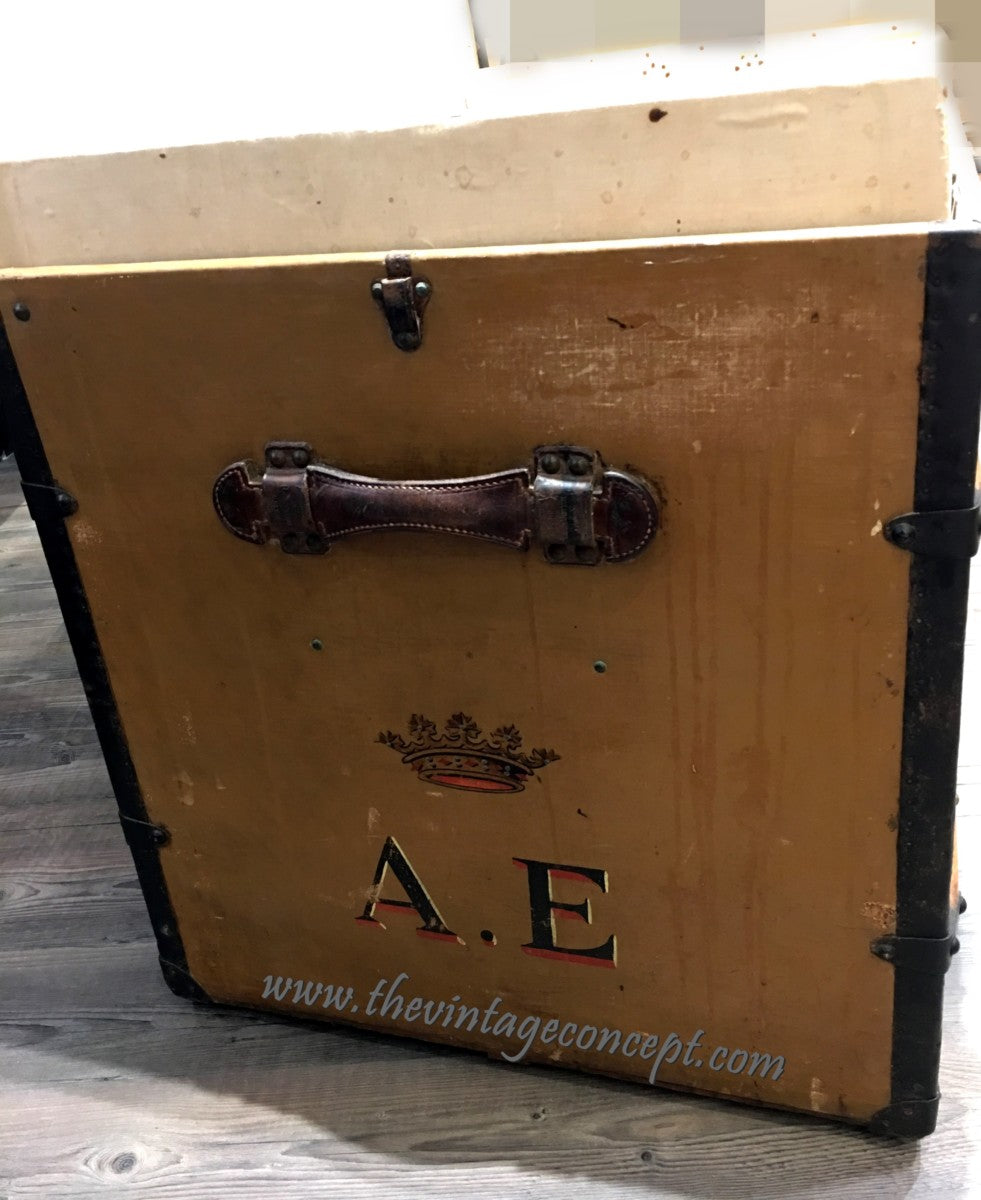 Louis Vuitton Crown Initials" A.E" Trunk