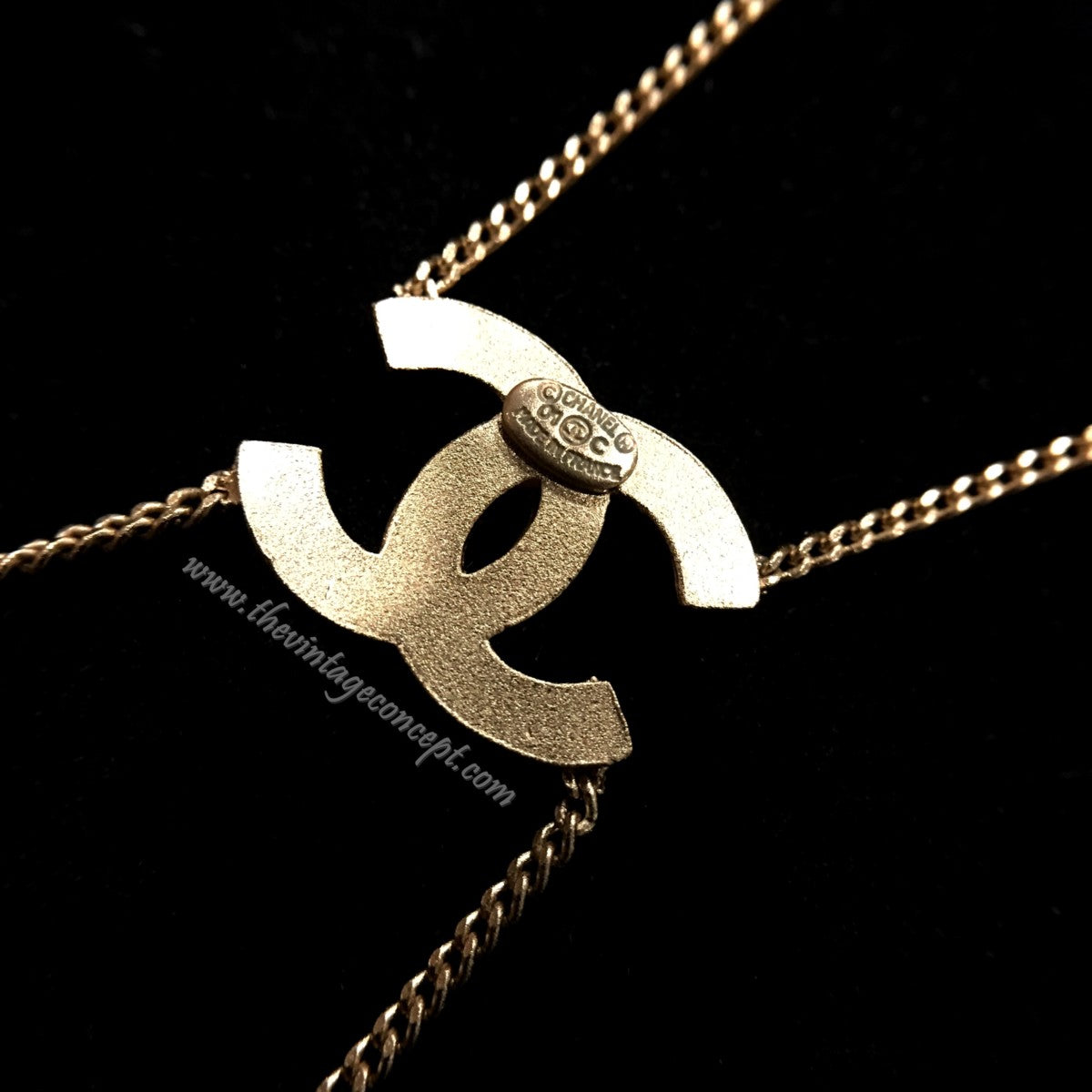 Vintage Chanel Small Logo "5" & "19" Necklace (SOLD)