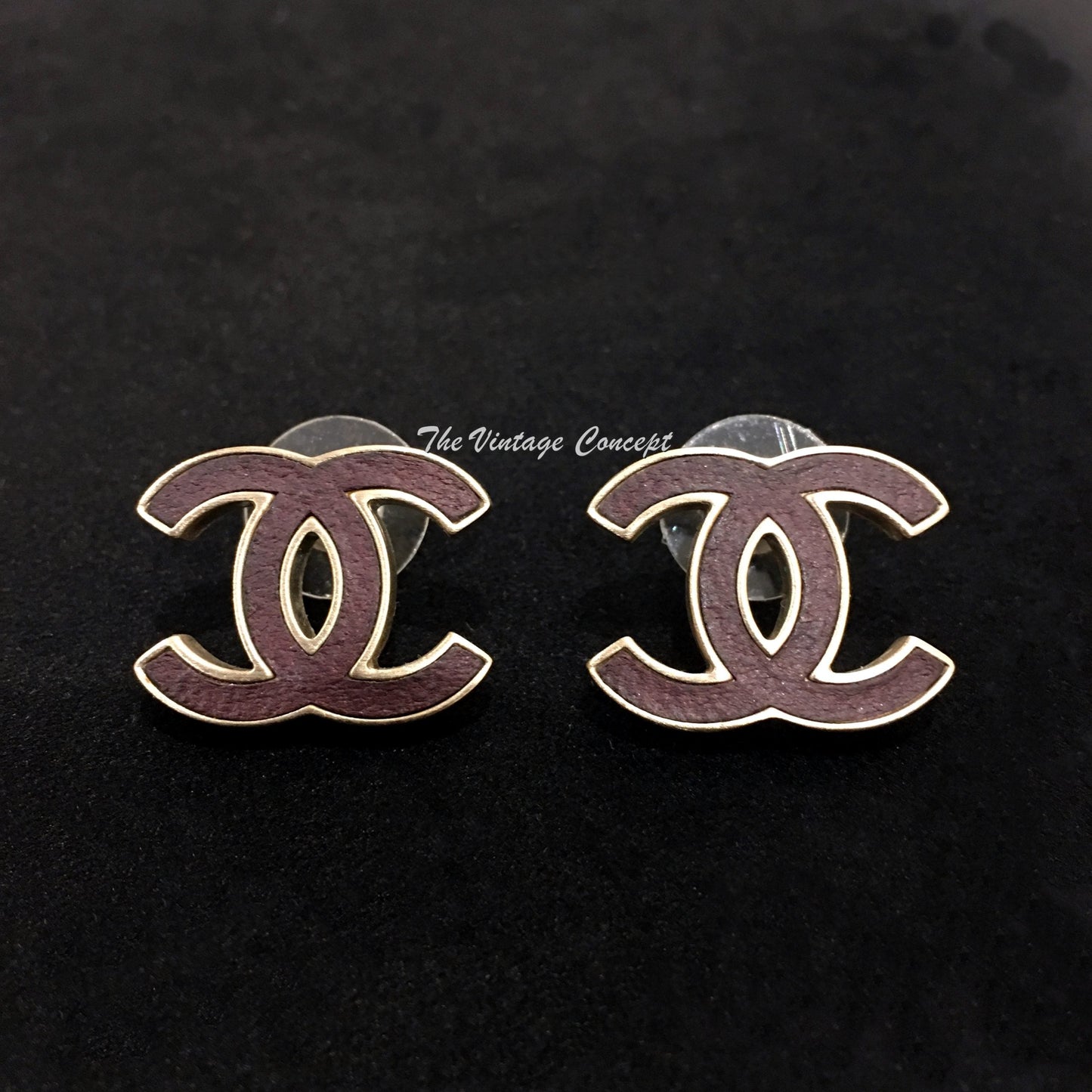 Chanel Steel CC Logo Pieces Earrings B12P