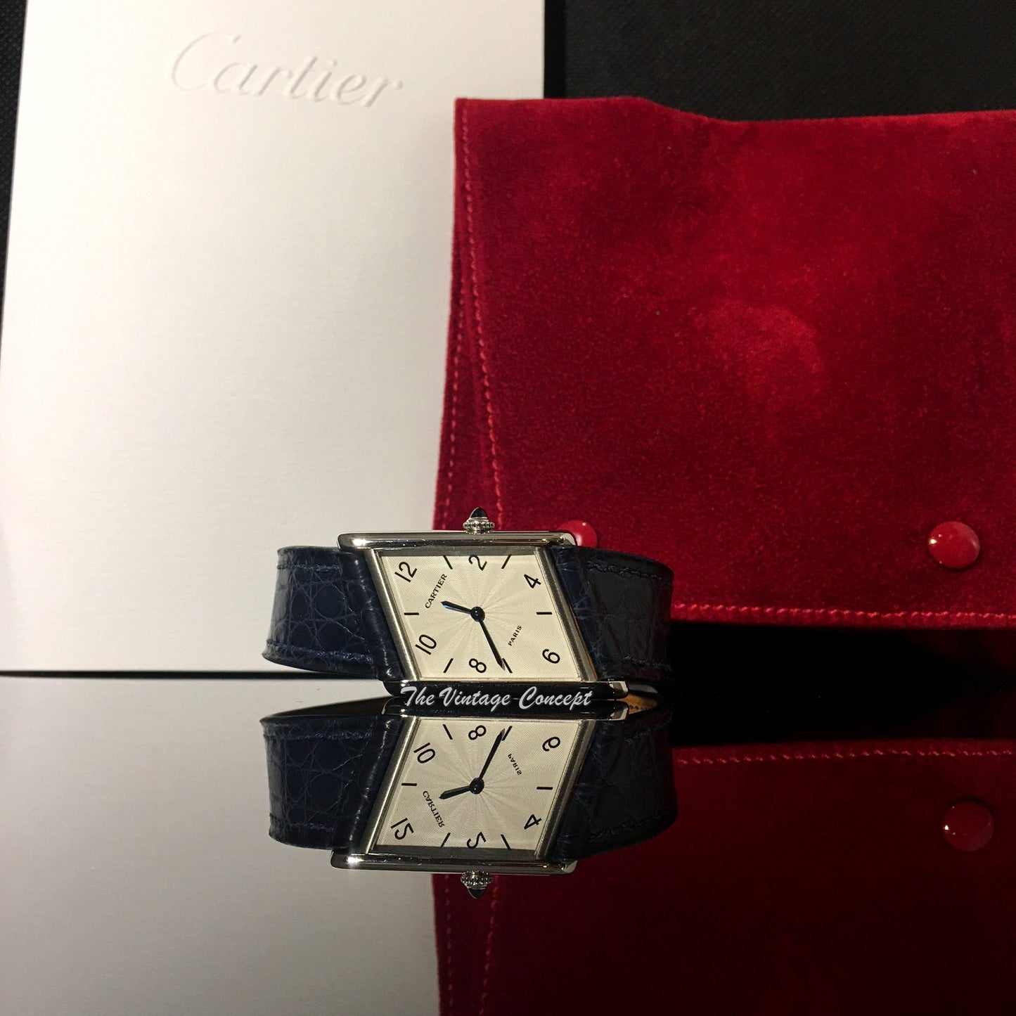 Cartier Tank Asymétrique PT950 Limited Edition w/ Recently Complete Service (SOLD)