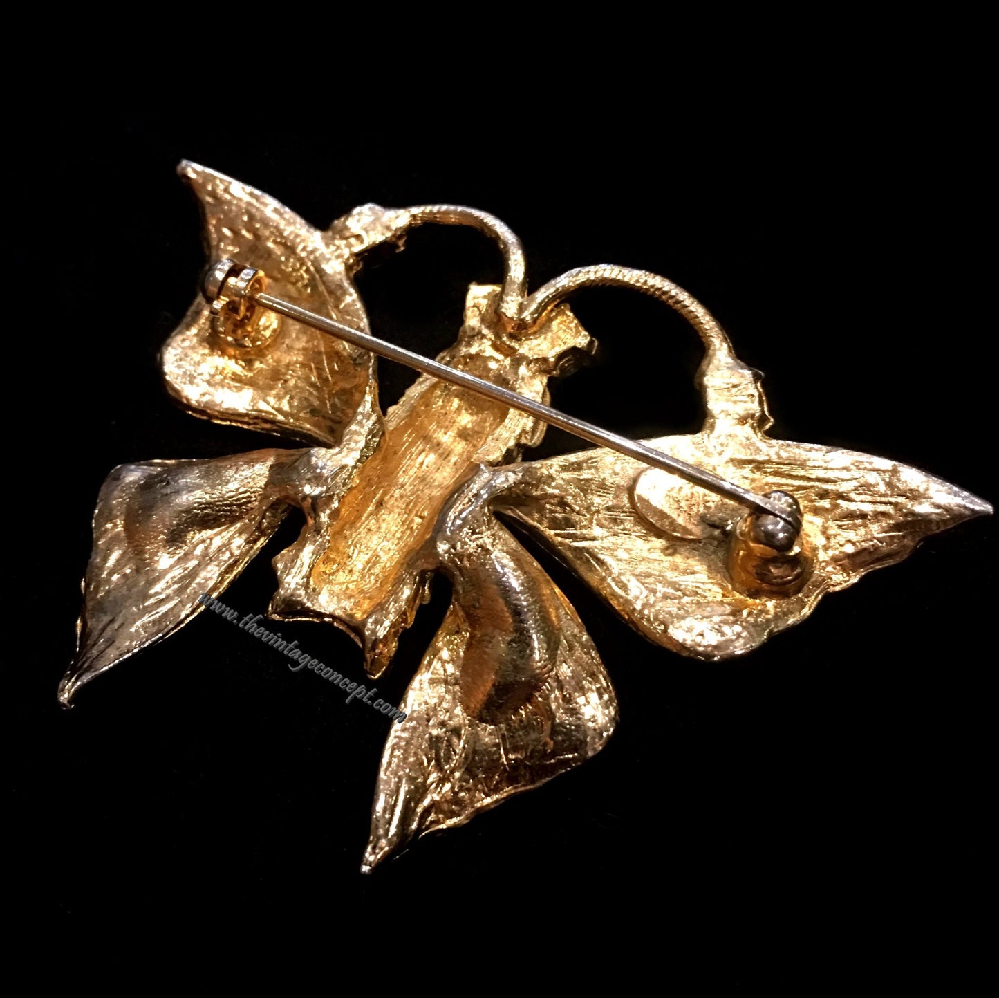 Hattie Carnegie Moth Brooch 50's