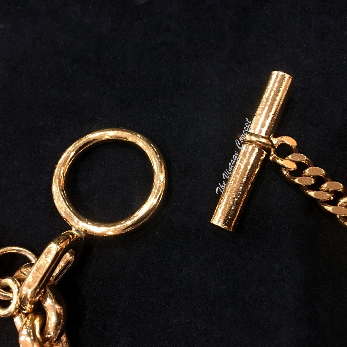 Vintage Chanel Gold Tone Heavy Charm Bracelet from 70-80's (SOLD)