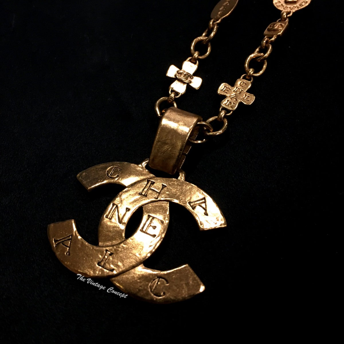 Chanel Gold Tone 31 Rue Cambon Long Necklace 99A (SOLD)