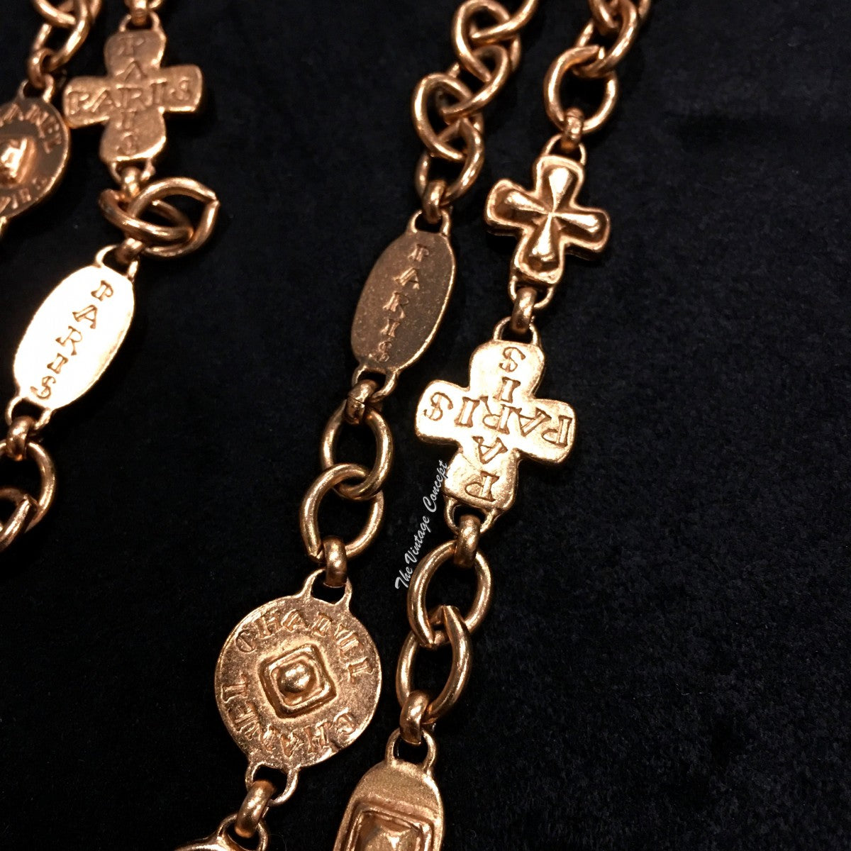 Chanel Gold Tone 31 Rue Cambon Long Necklace 99A (SOLD)