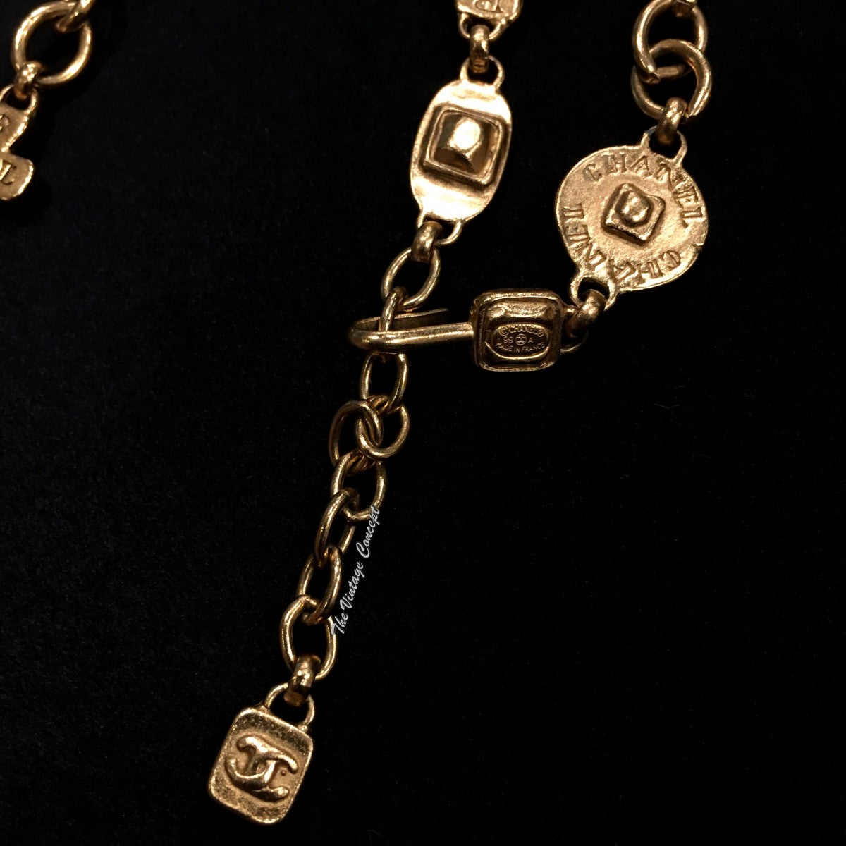 Chanel Gold Tone 31 Rue Cambon Long Necklace 99A (SOLD)