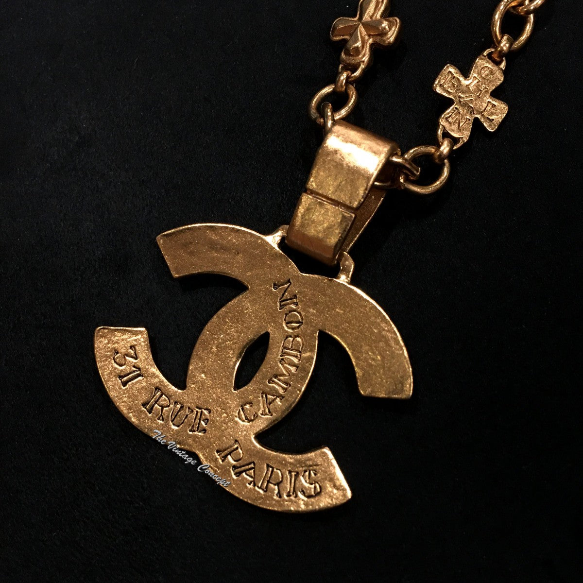 Chanel Gold Tone 31 Rue Cambon Long Necklace 99A (SOLD)