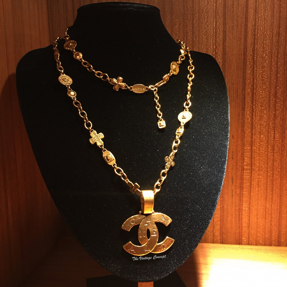 Chanel Gold Tone 31 Rue Cambon Long Necklace 99A (SOLD)