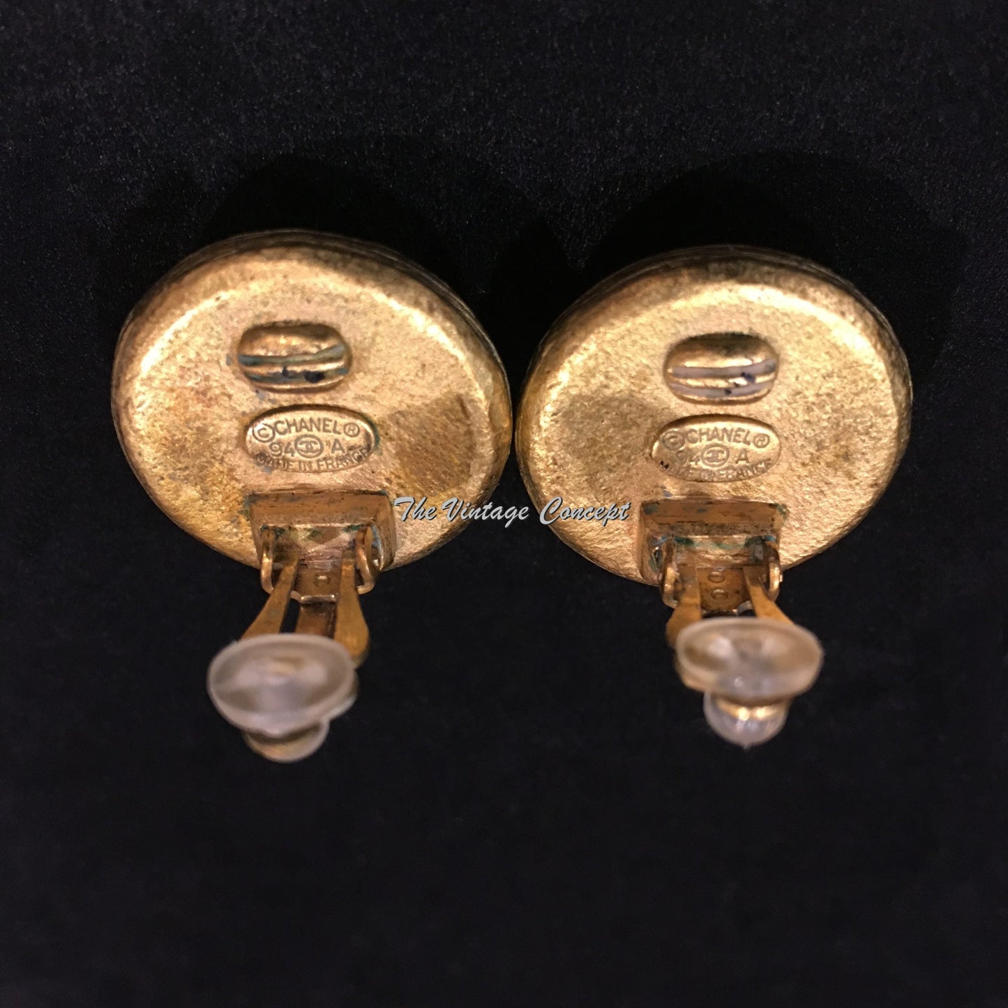 Chanel Frog CC Logo Clip Earring 94A  (SOLD)