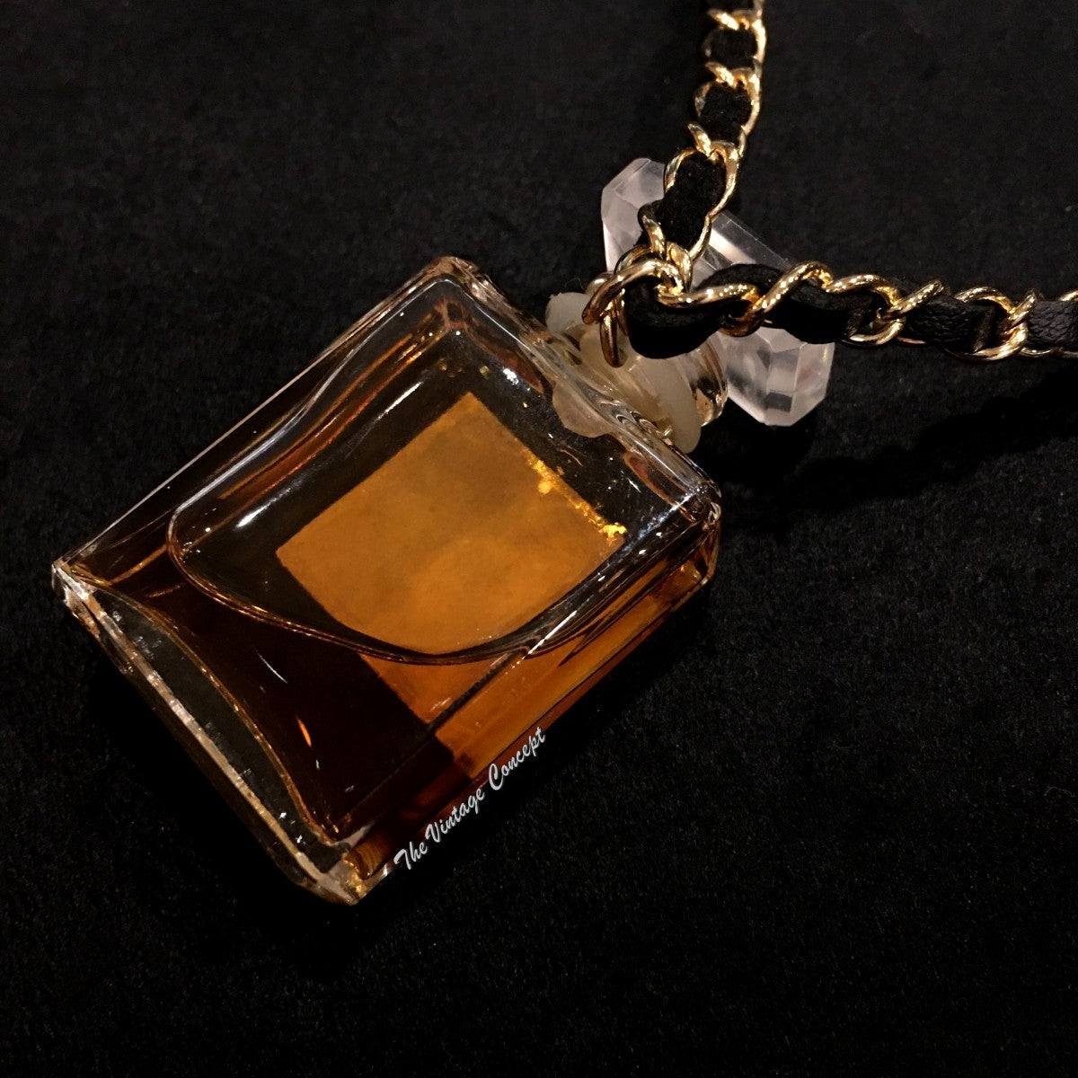 Chanel COCO Perfume Bottle Necklace (SOLD)