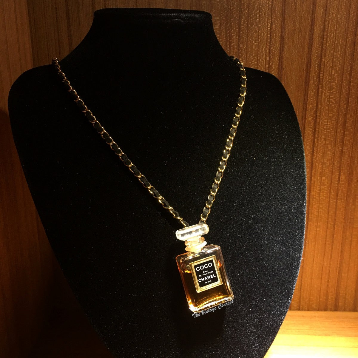 Chanel COCO Perfume Bottle Necklace (SOLD)