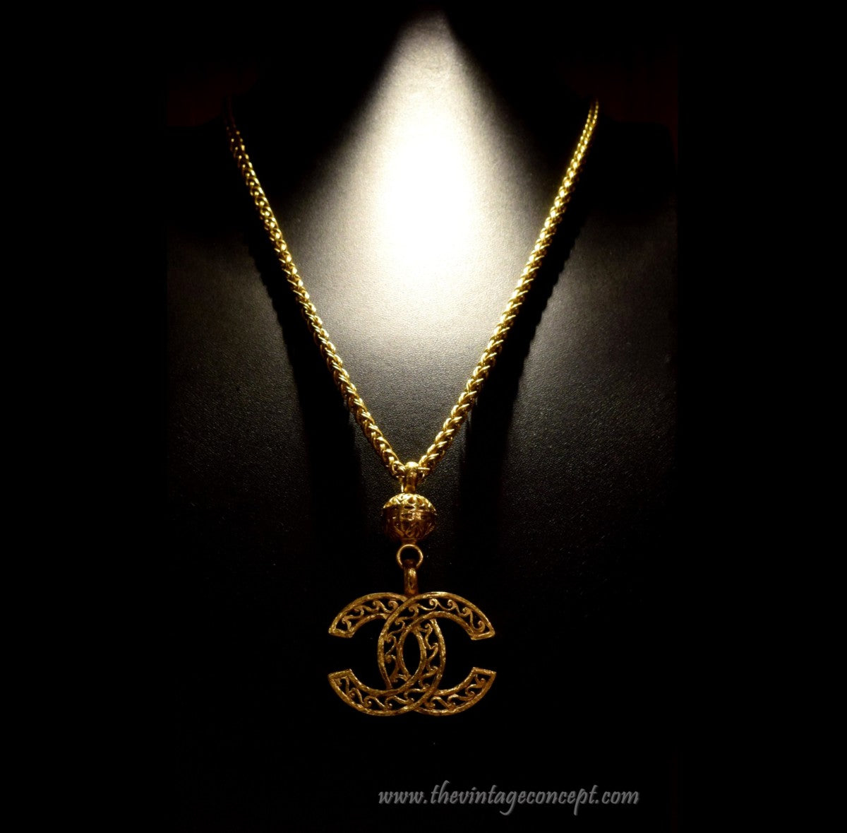 Chanel Big Logo Long Necklace (SOLD)