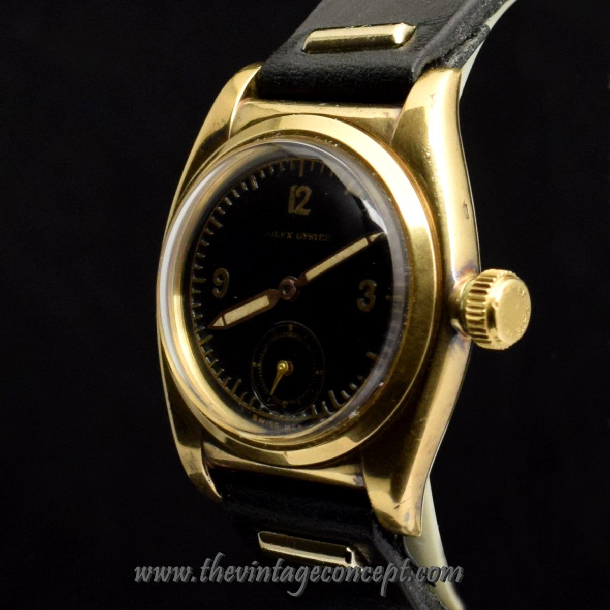 Rolex Oyster 18K YG Gilt Dial Manual Wind (SOLD)