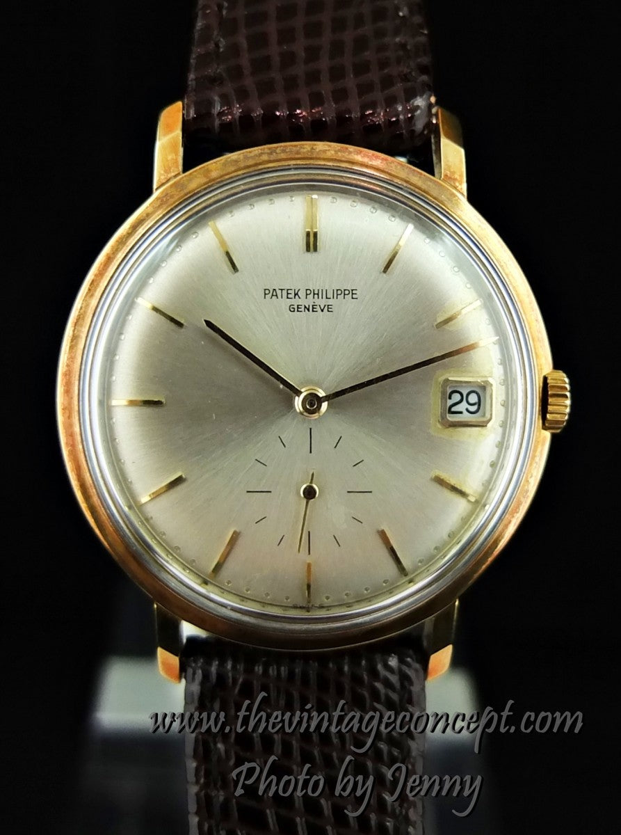 Patek Philippe 18K YG " Monodate " Automatic 3445   ( SOLD )