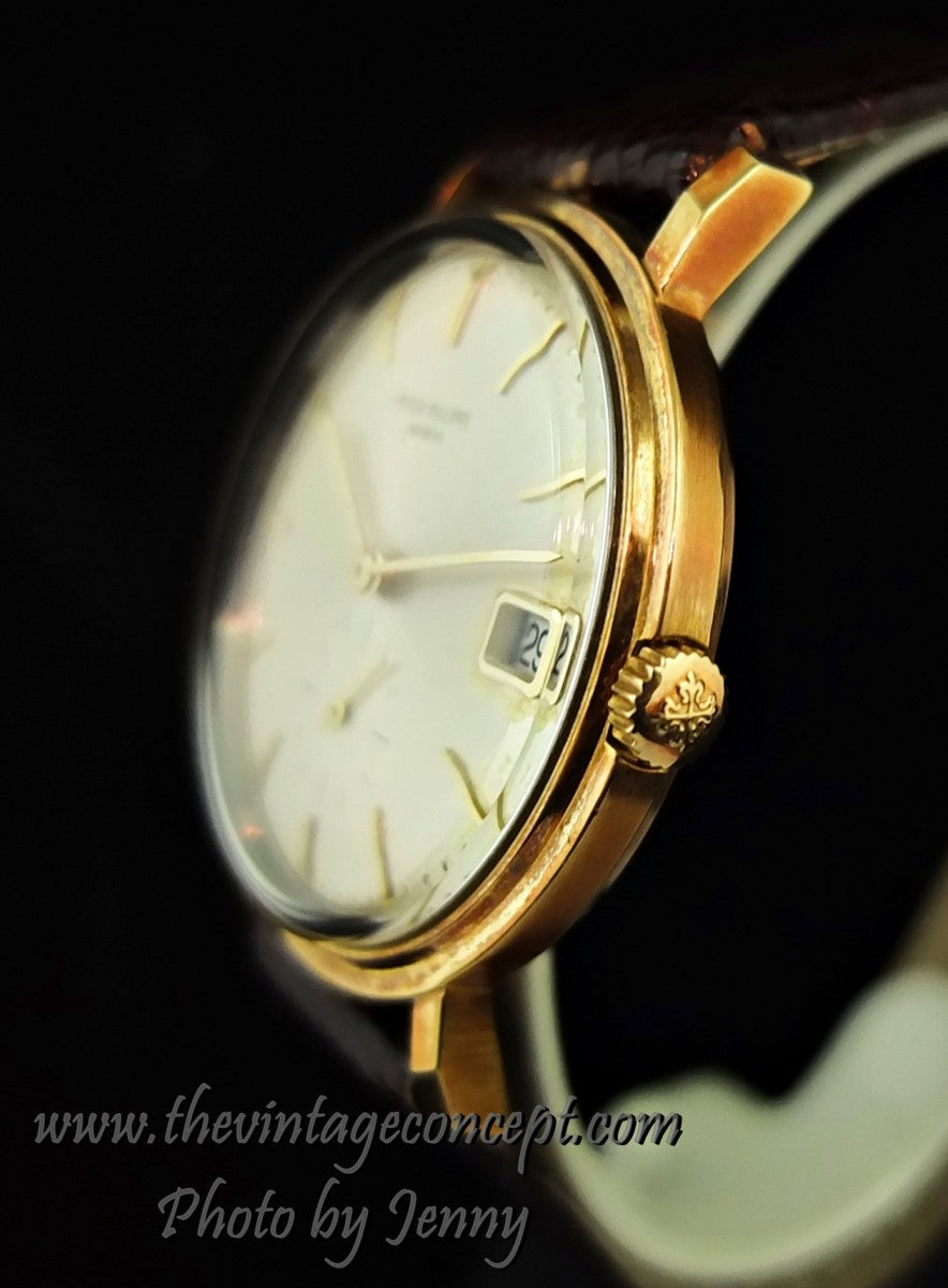 Patek Philippe 18K YG " Monodate " Automatic 3445   ( SOLD )