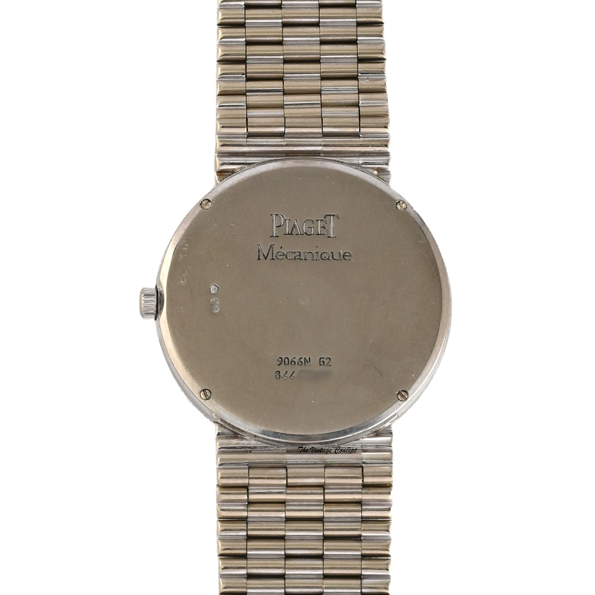 Piaget 18K White Gold Diamond Pave Dial 9066N