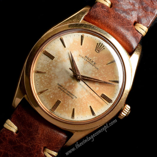 Rolex Oyster Perpetual 18K Rose Gold 1012 (LCF)