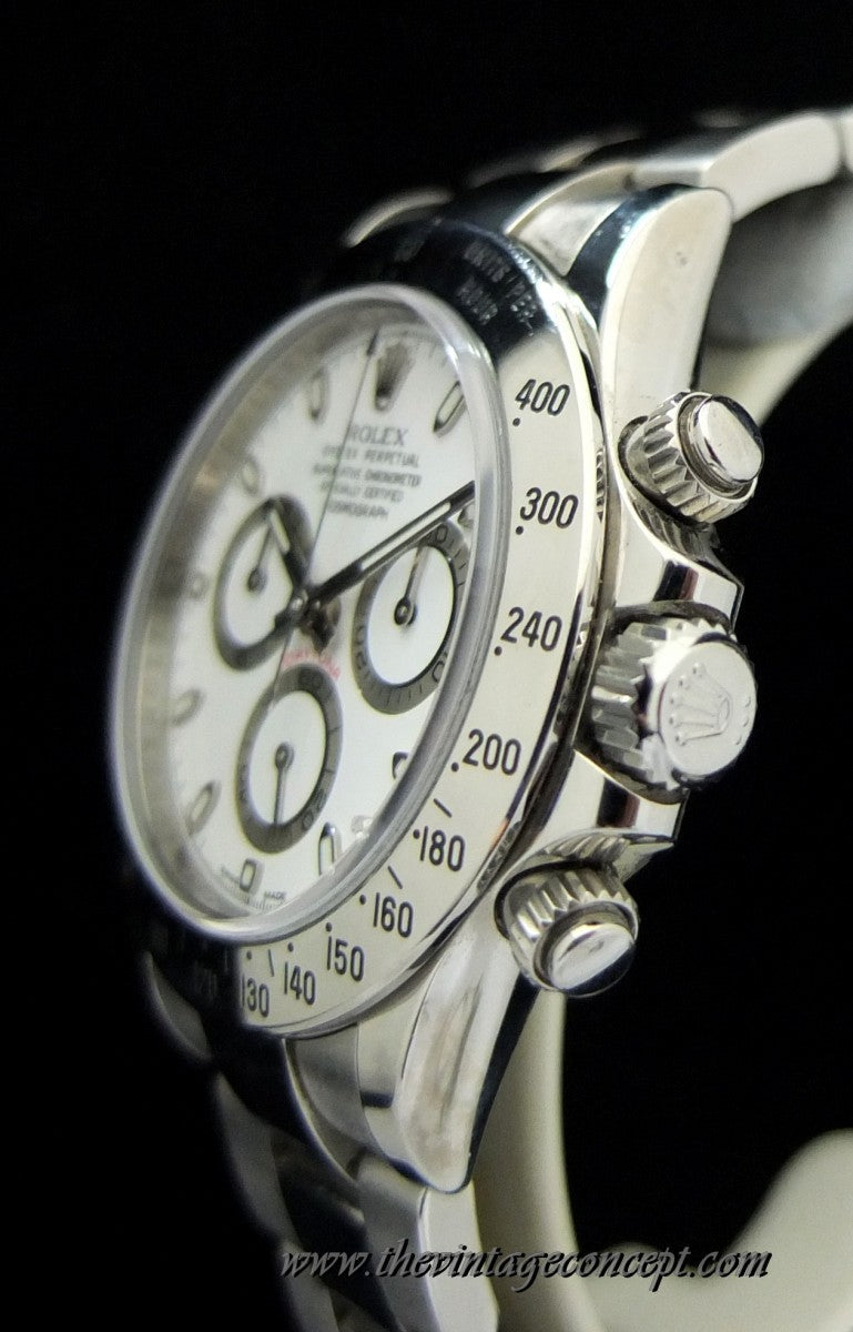 Rolex Daytona Stainless Steel White Dial 116520 (SOLD)