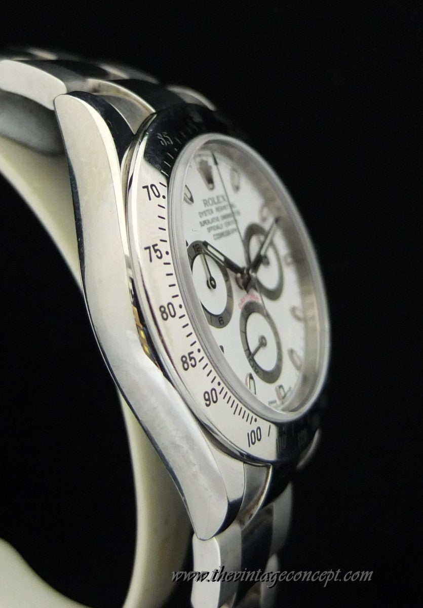 Rolex Daytona Stainless Steel White Dial 116520 (SOLD)