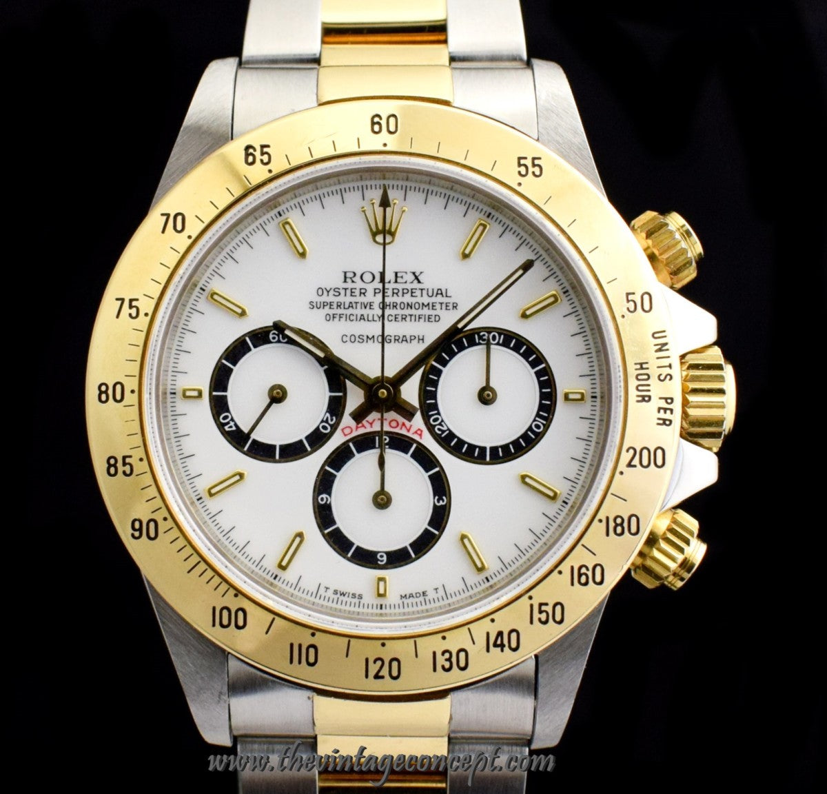 Rolex Daytona Two-Tones Porcelain Dial 16523 (Complete Full Set) (SOLD)