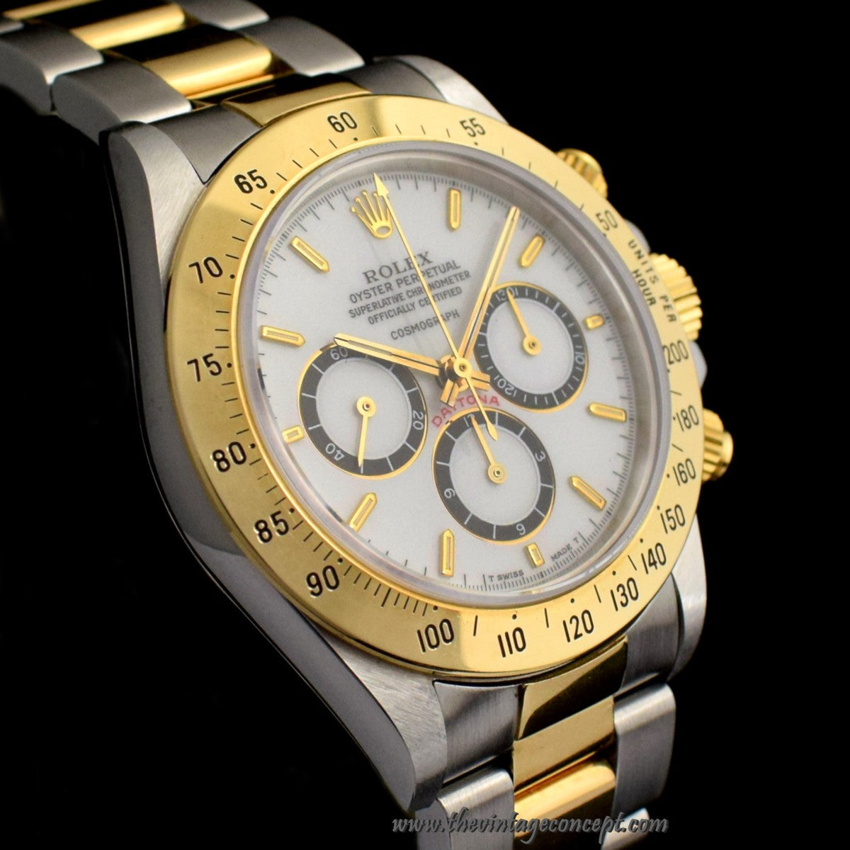 Rolex Daytona Two-Tones Porcelain Dial 16523 (Complete Full Set) (SOLD)