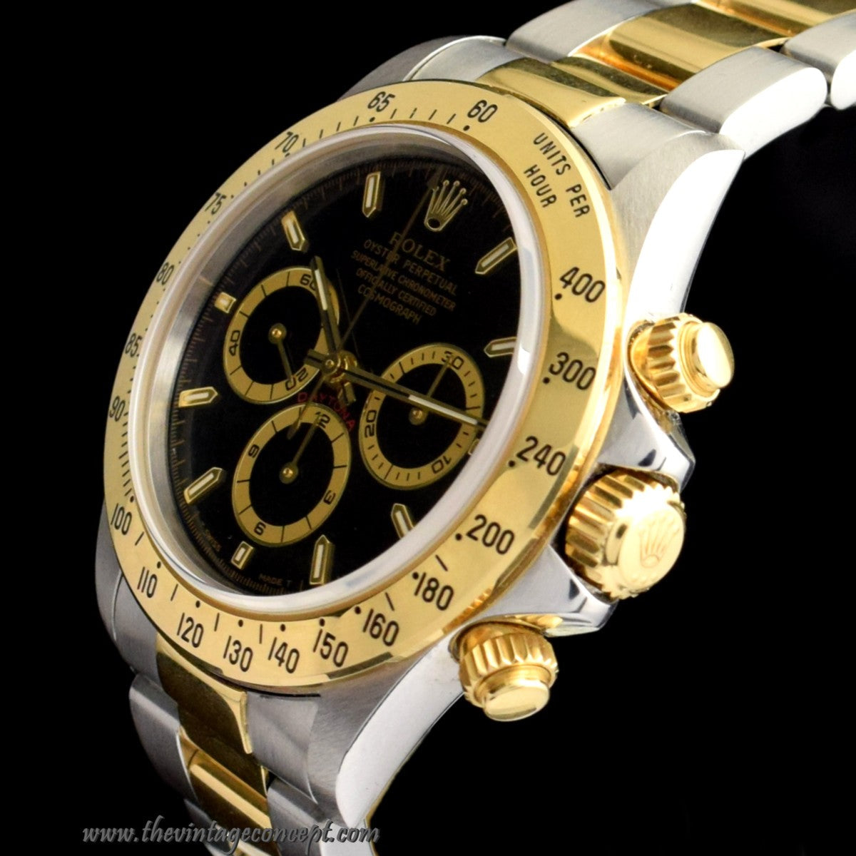 Rolex Daytona Two-Tones Black Dial 16523 (SOLD)