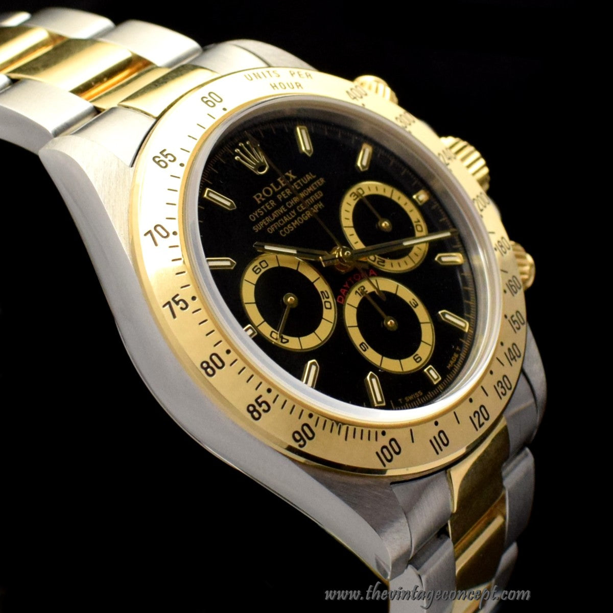 Rolex Daytona Two-Tones Black Dial 16523 (SOLD)