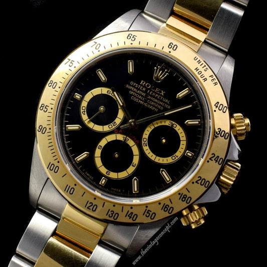 Rolex Daytona Two-Tones Black Dial 16523 (SOLD)