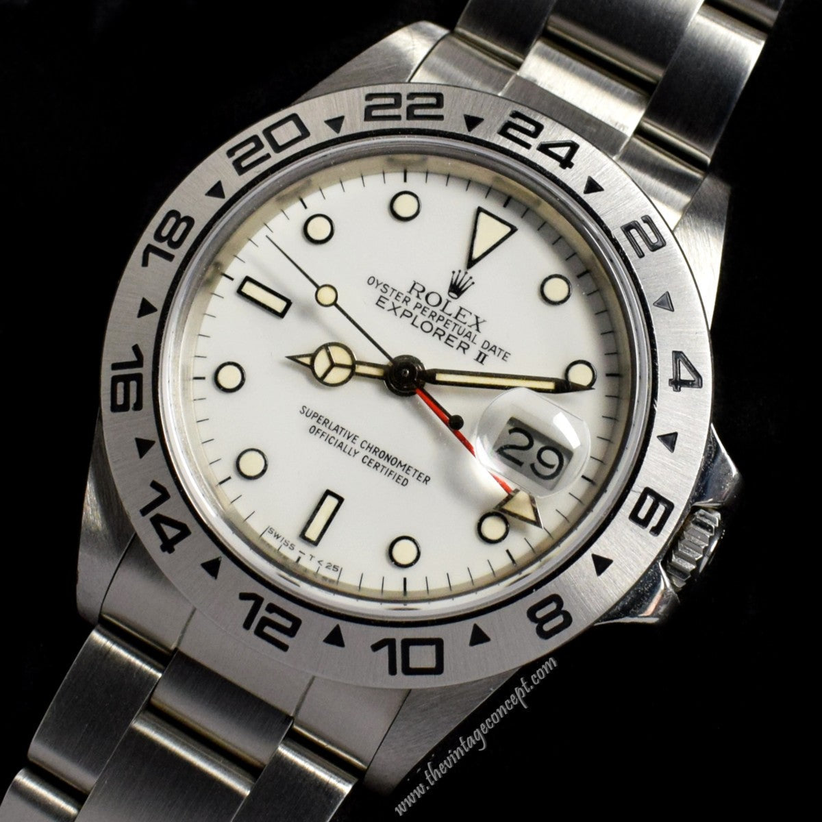 Rolex Explorer II White Creamy 16550 w/ Service Papers (SOLD)