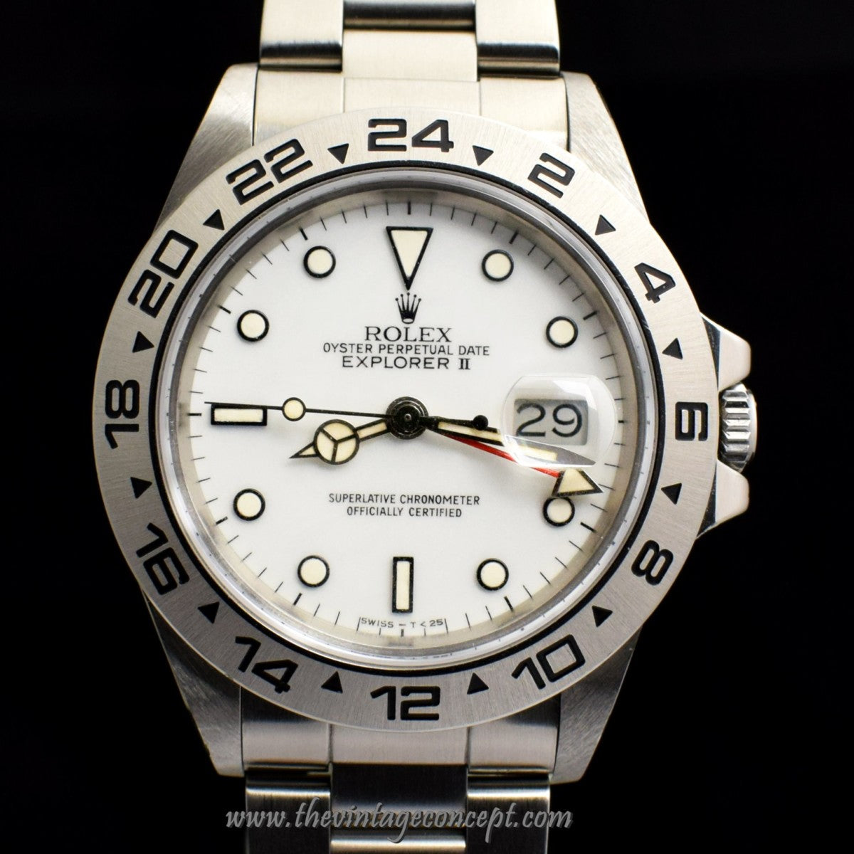 Rolex Explorer II White Creamy 16550 w/ Service Papers (SOLD)