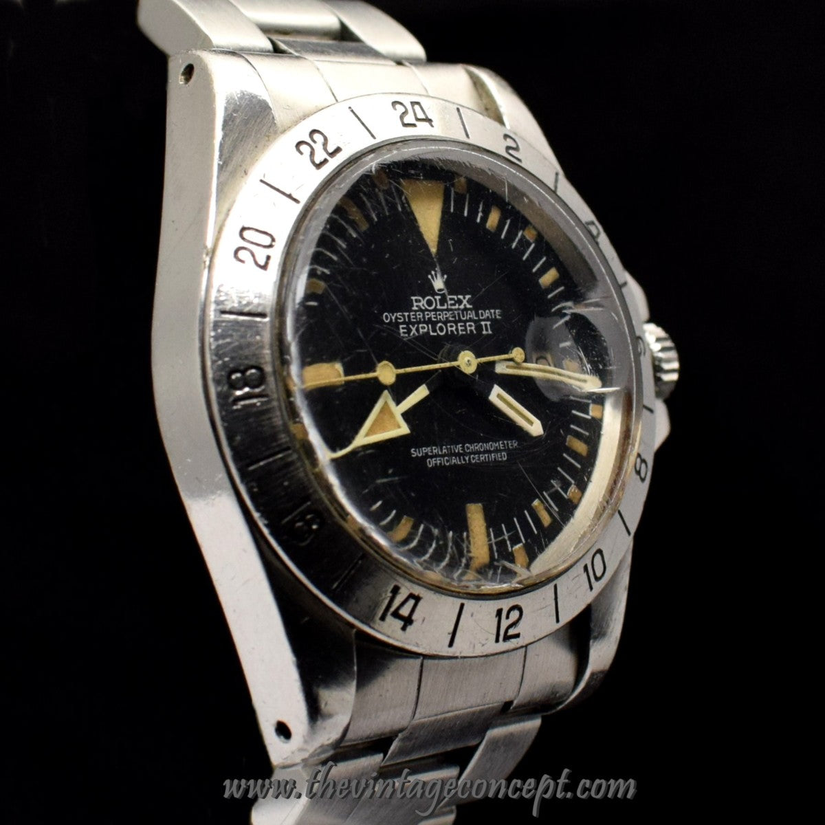 Rolex Explorer II Unpolished Case 1655 w/ Original Paper & Tag   ( SOLD )