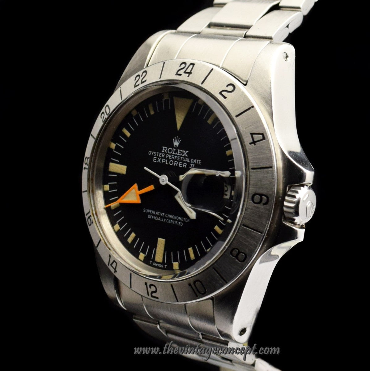 Rolex Explorer II Straight Hand Orange Hand 1655 w/ Paper & Box (SOLD)