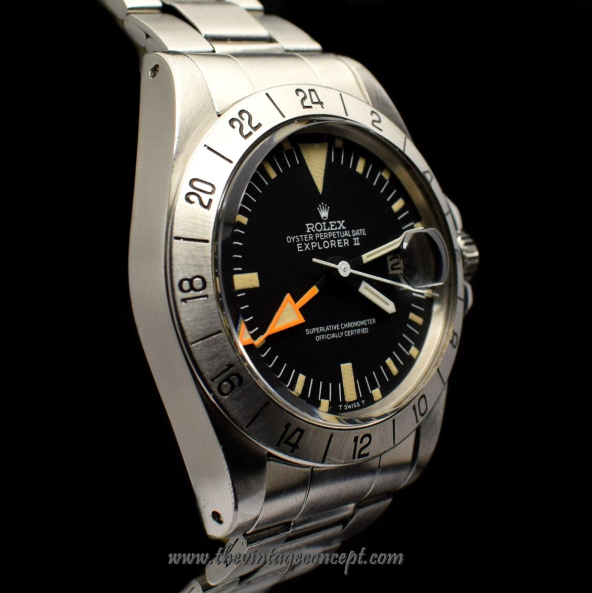 Rolex Explorer II Straight Hand Orange Hand 1655 w/ Paper & Box (SOLD)