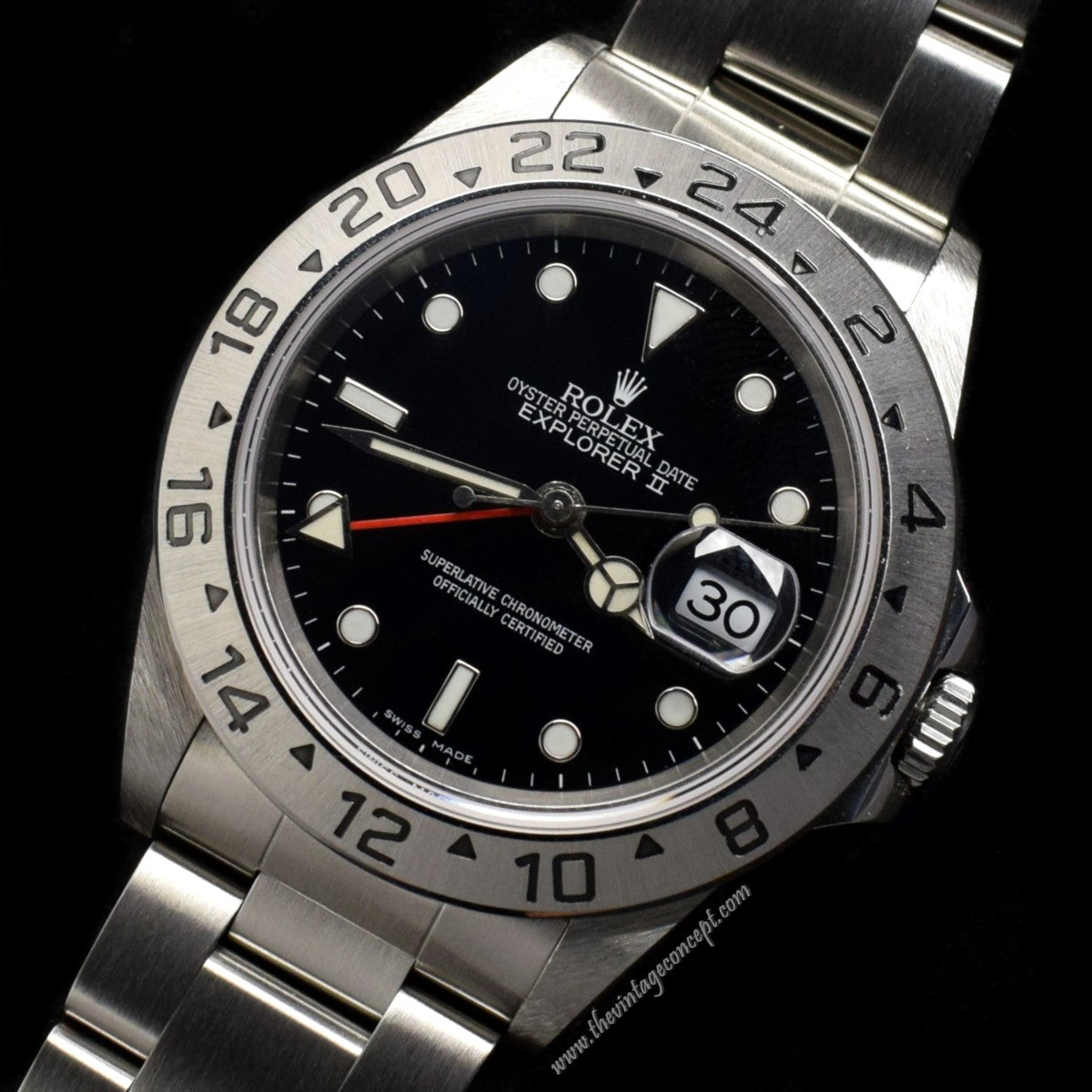 Rolex Explorer II Black Dial 16570 w/ Original Paper  (SOLD)