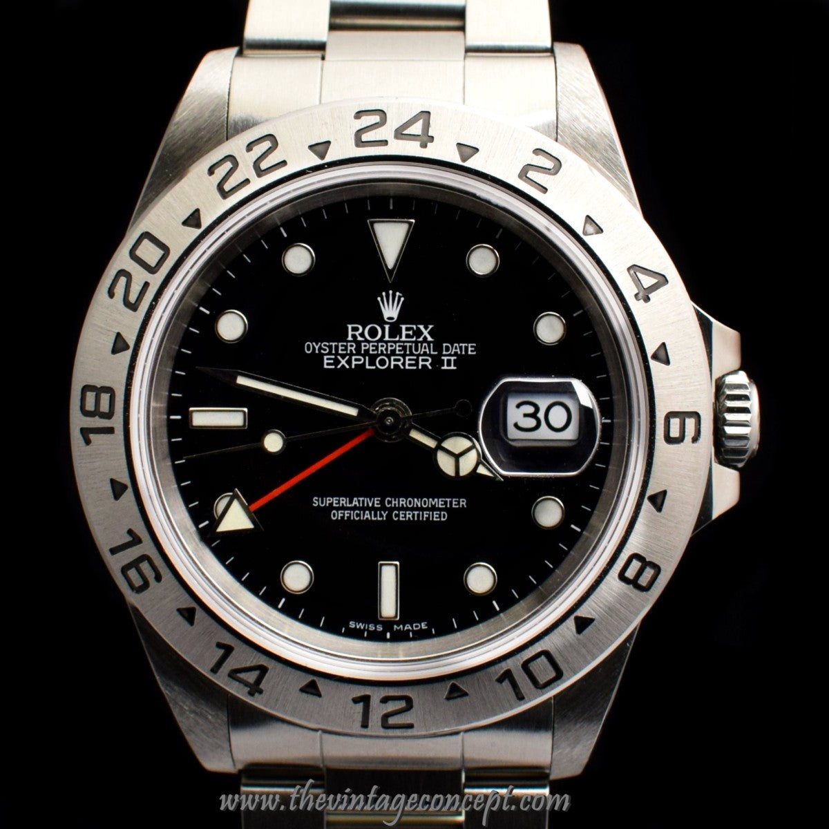 Rolex Explorer II Black Dial 16570 w/ Original Paper  (SOLD)