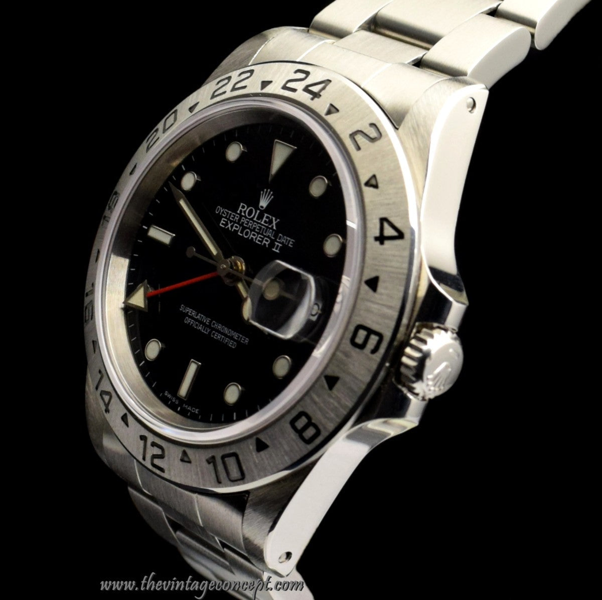 Rolex Explorer II Black Dial 16570 w/ Original Paper  (SOLD)