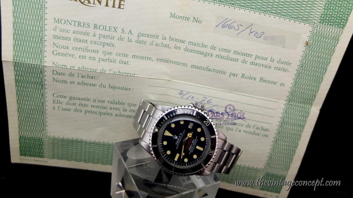 Rolex DRSD MK IV 1665 w/ Box & Paper (SOLD)