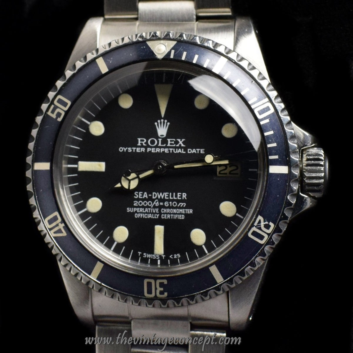 Rolex Sea-Dweller Rail Dial 1665 w/ Original Paper (SOLD)