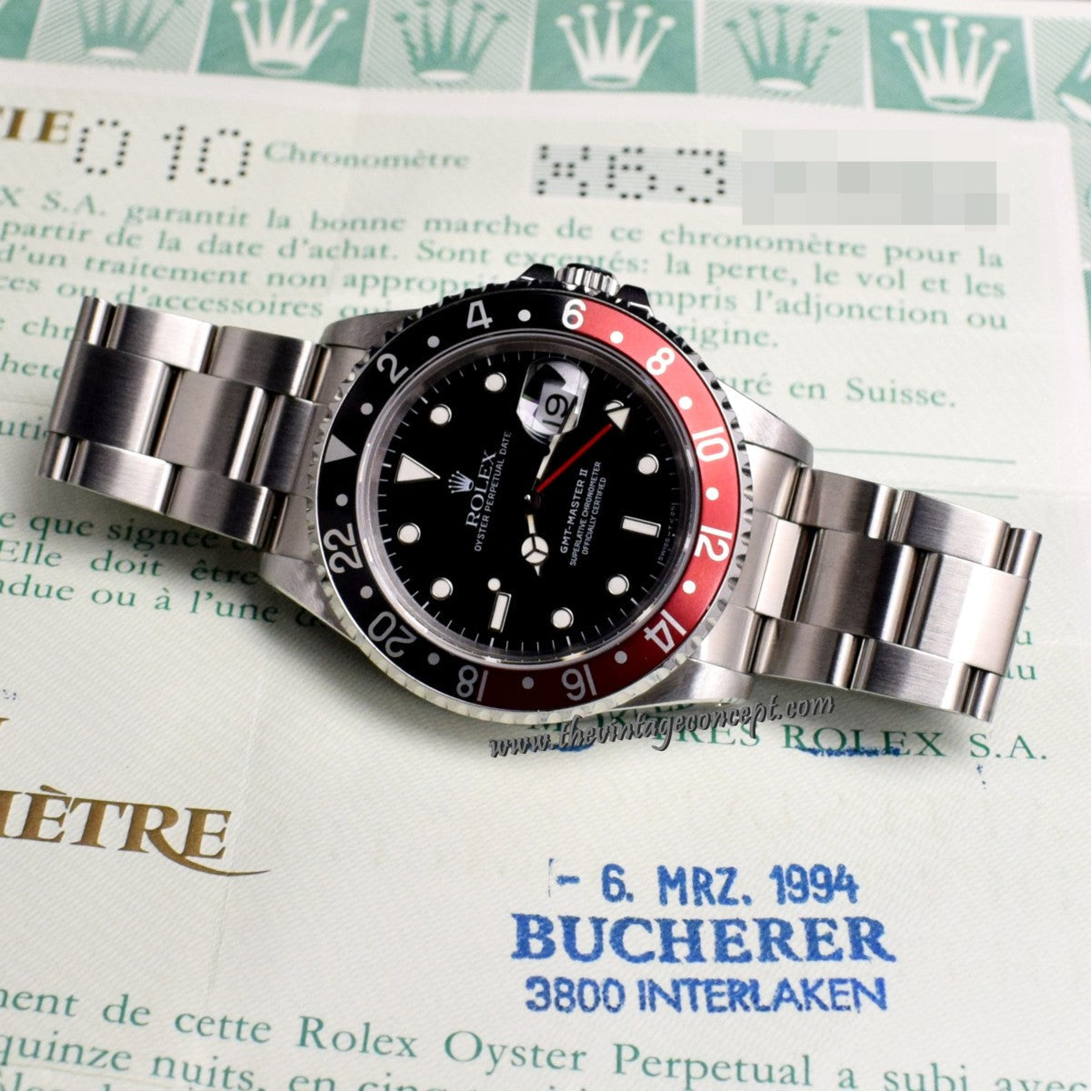 Rolex GMT-Master II Coke 16710 w/ Original Paper (SOLD)