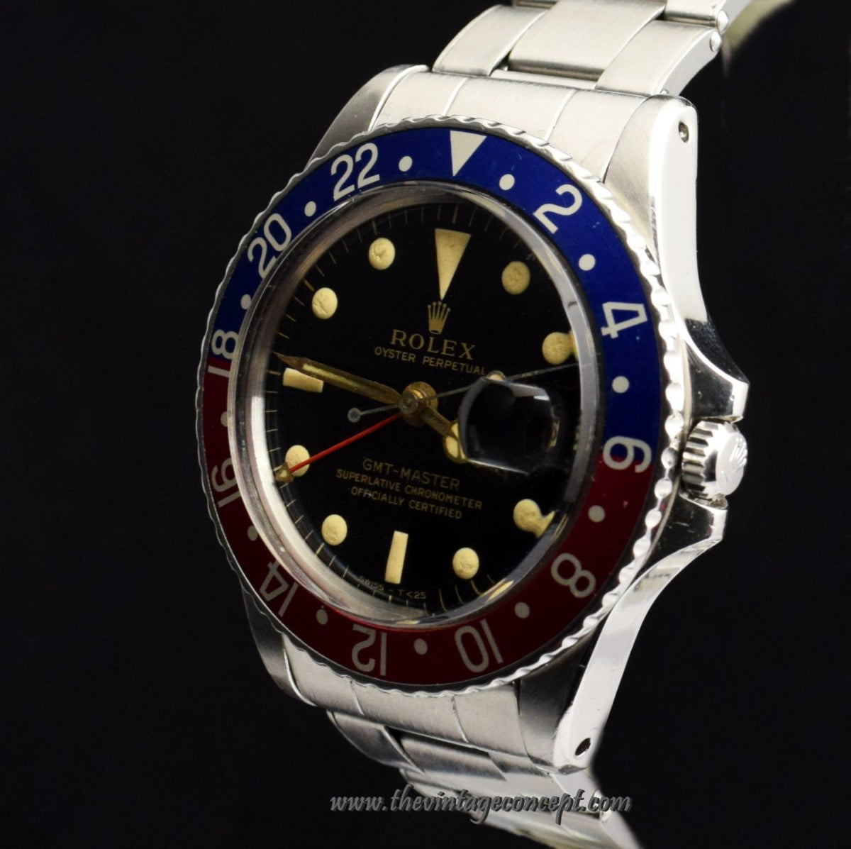 Rolex GMT Master Gilt Dial 1675 with Paper  ( SOLD )